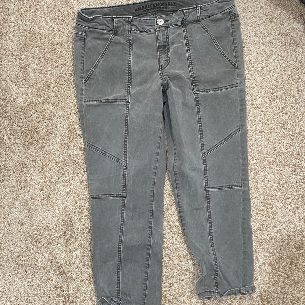 American Eagle Outfitters Gray Women Jeans